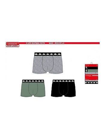 Boxer homme KAPPA - Pack de 3