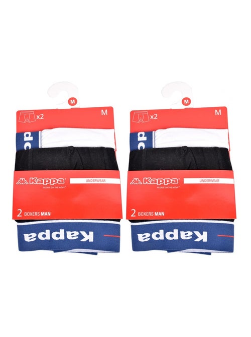 Boxer homme KAPPA - Pack de 4 - Kiabi