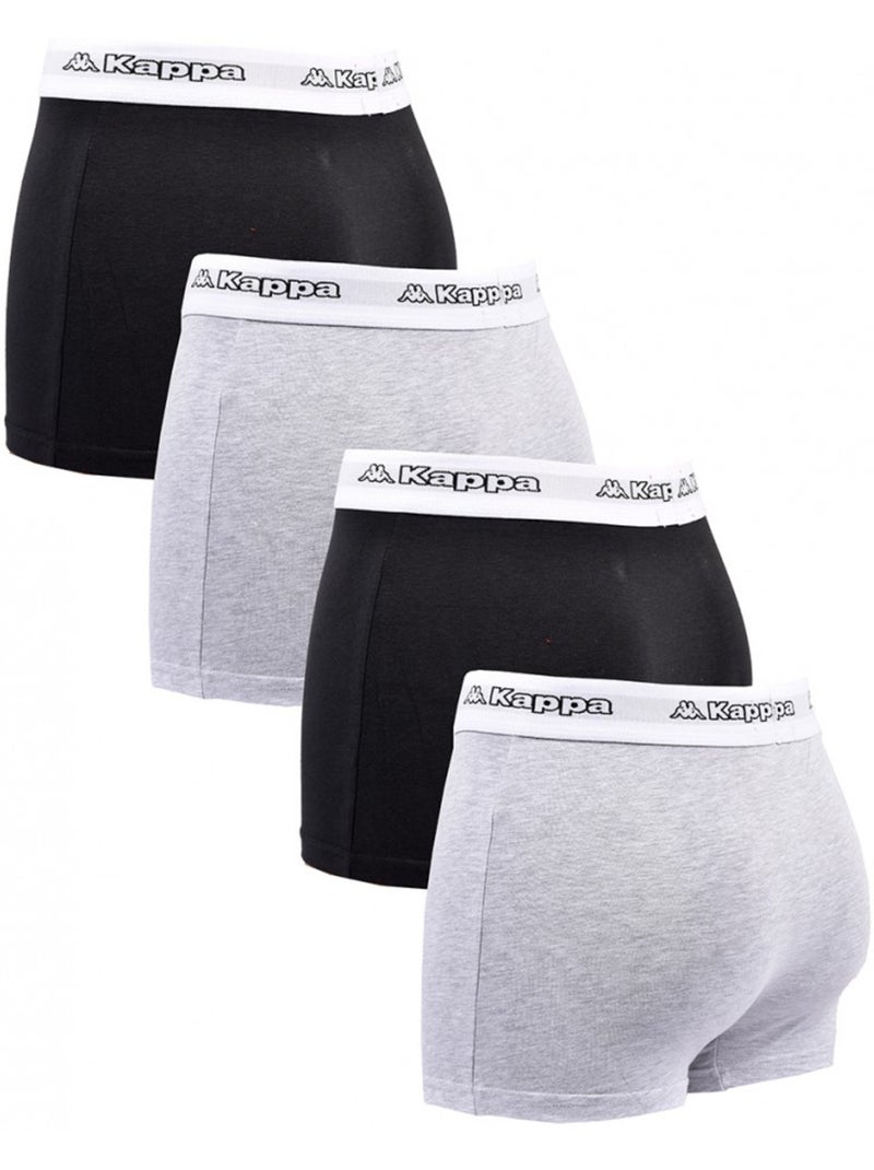 Boxer homme KAPPA - Pack de 4 Multicolore - Kiabi
