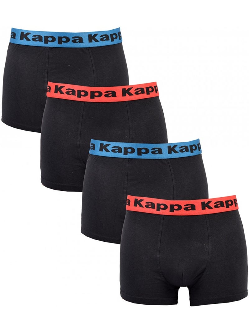Boxer homme KAPPA - Pack de 4 Multicolore - Kiabi