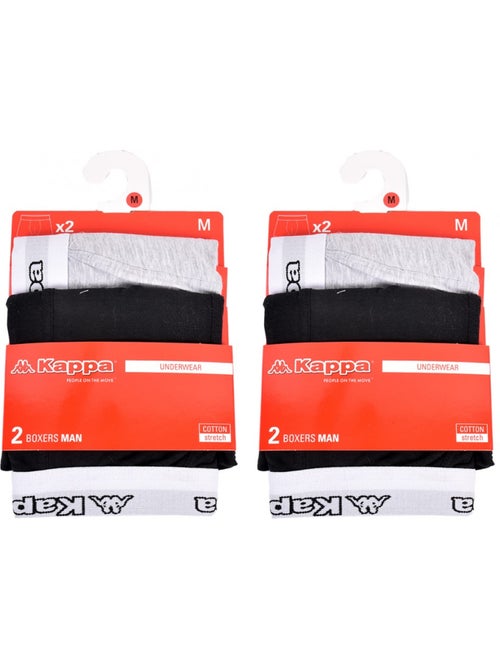 Boxer homme KAPPA - Pack de 4 - Kiabi