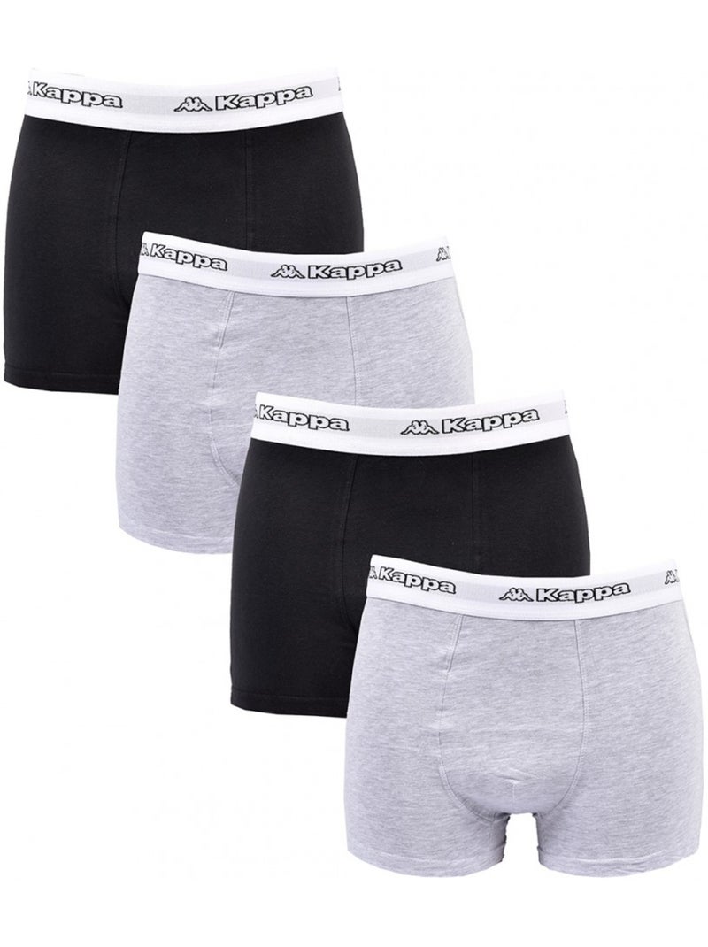 Boxer homme KAPPA - Pack de 4 Multicolore - Kiabi