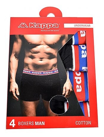 Boxer homme KAPPA - Pack de 4