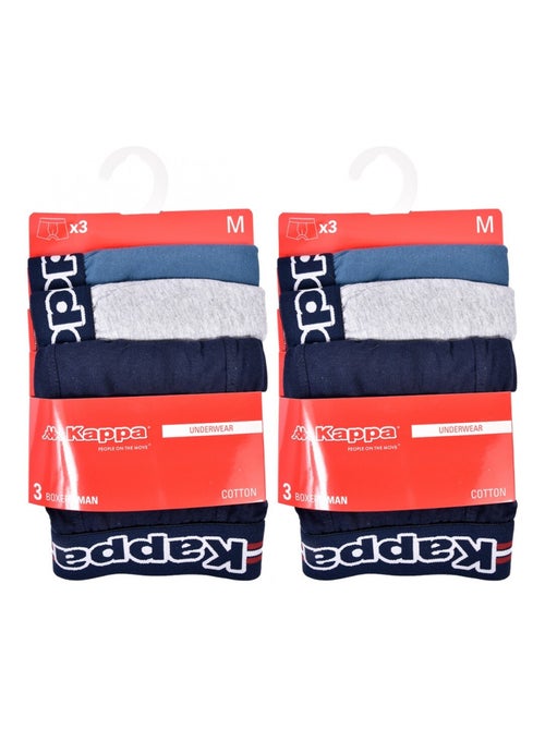 Boxer homme KAPPA - Pack de 6 - Kiabi