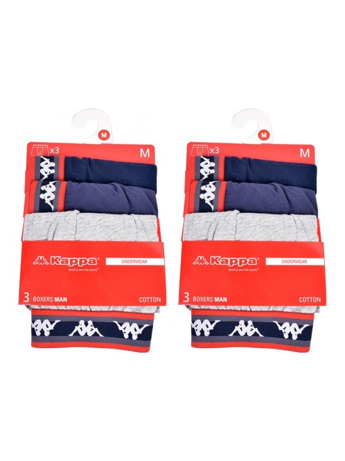 Boxer homme KAPPA - Pack de 6 - Kiabi