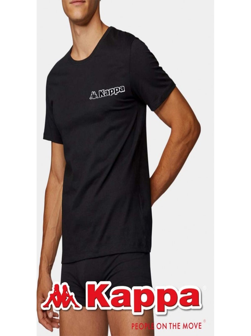 Boxer homme KAPPA - Pack de 6 Bleu Noir Bleu - Kiabi