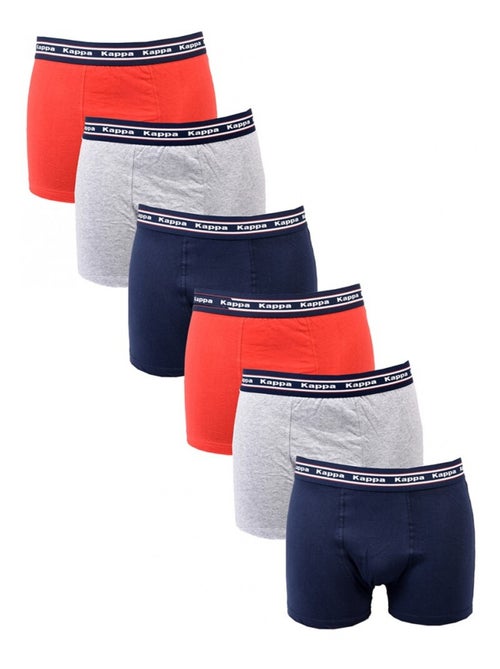 Boxer homme KAPPA - Pack de 6 - Kiabi