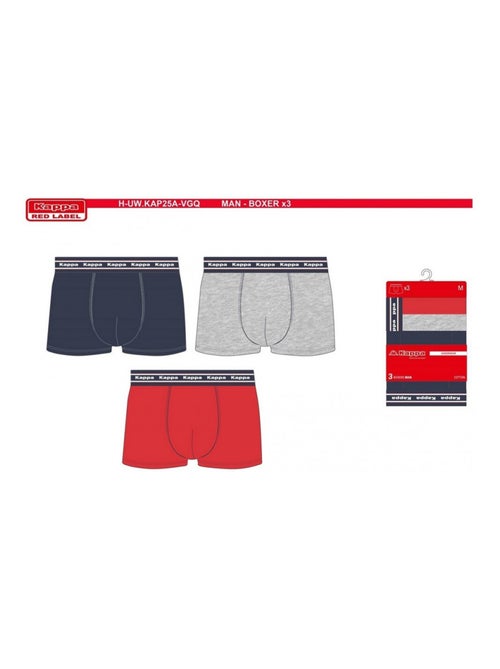 Boxer homme KAPPA - Pack de 6 - Kiabi