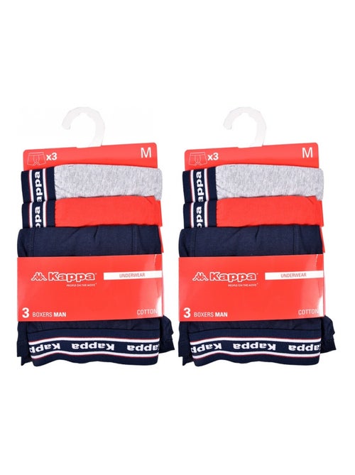 Boxer homme KAPPA - Pack de 6 - Kiabi