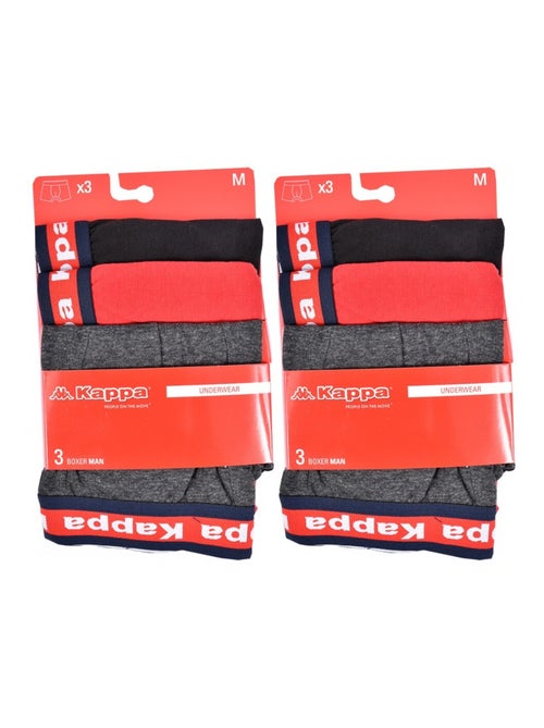 Boxer homme KAPPA - Pack de 6 - Kiabi