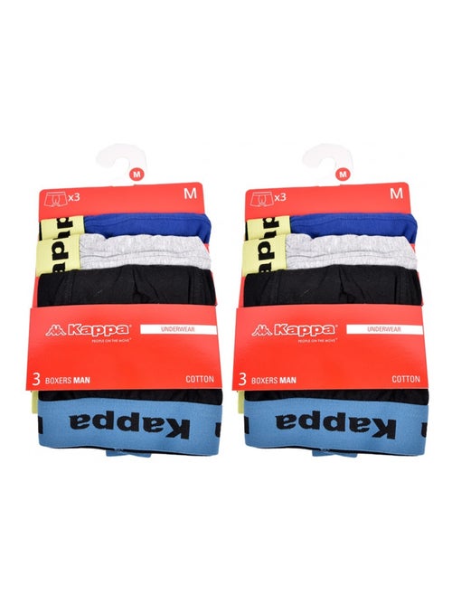 Boxer homme KAPPA - Pack de 6 - Kiabi