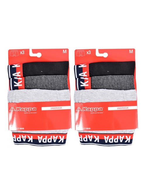 Boxer homme KAPPA - Pack de 6 - Kiabi