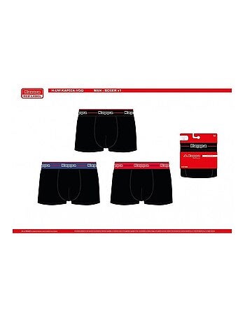 Boxer homme KAPPA - Pack de 6