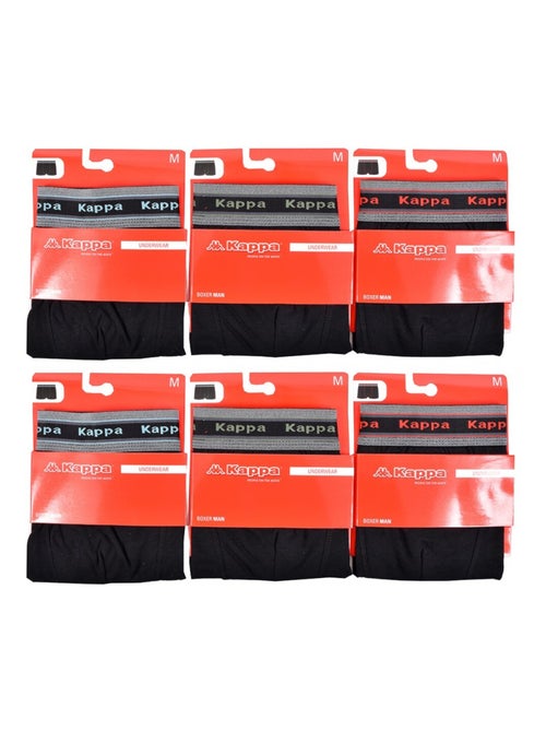 Boxer homme KAPPA - Pack de 6 - Kiabi