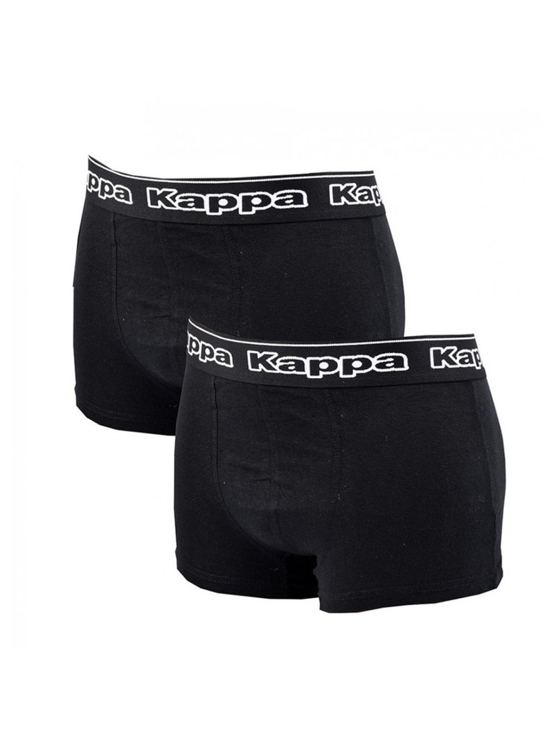Boxer homme KAPPA Lot de 2 PACK CADEAUX - Pack de 2 Noir - Kiabi