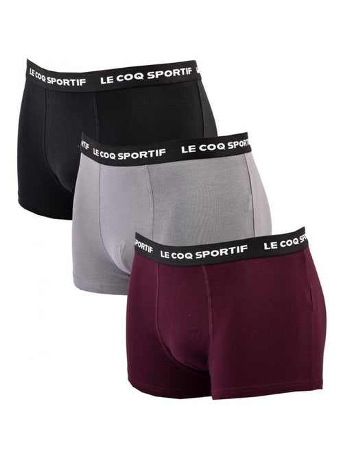 Boxer Homme LE COQ SPORTIF - Pack de 3 - Kiabi