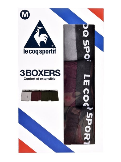 Boxer Homme LE COQ SPORTIF - Pack de 3 - Kiabi