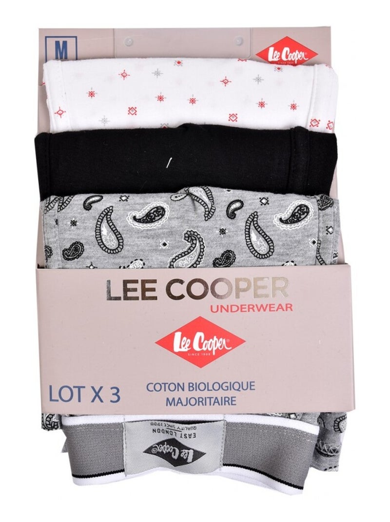 Boxer homme LEE COOPER - Pack de de Multicolore - Kiabi