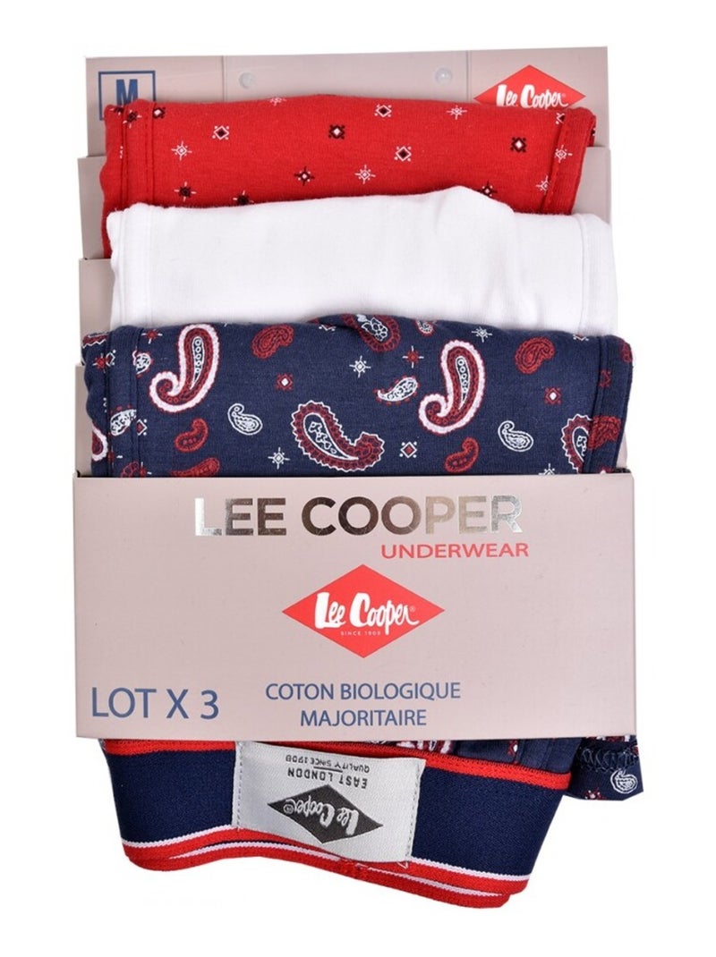 Boxer homme LEE COOPER - Pack de de Multicolore - Kiabi