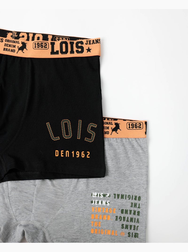 Boxer homme LOIS Den1962 (boîte de 2 unités) Multicolore - Kiabi
