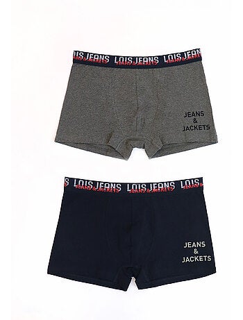 Boxer homme LOIS en jean et veste (boîte de 2 unités)