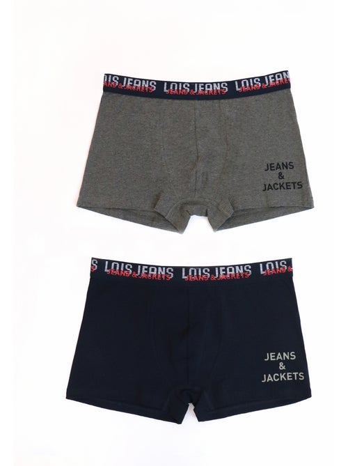 Boxer homme LOIS en jean et veste (boîte de 2 unités) - Kiabi Boxer homme LOIS en jean et veste (boîte de 2 unités) - Kiabi