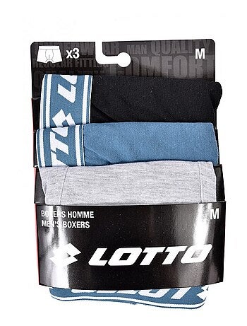 Boxer homme LOTTO - Pack de 3