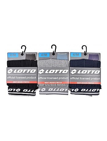 Boxer homme LOTTO - Pack de 3