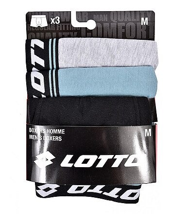 Boxer homme LOTTO - Pack de 3