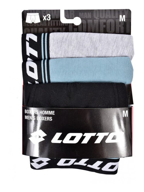 Boxer homme LOTTO - Pack de 3 - Kiabi