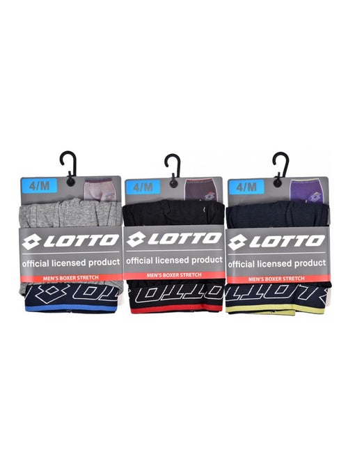 Boxer homme LOTTO - Pack de 3 - Kiabi