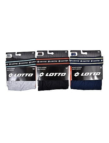 Boxer homme LOTTO - Pack de 3