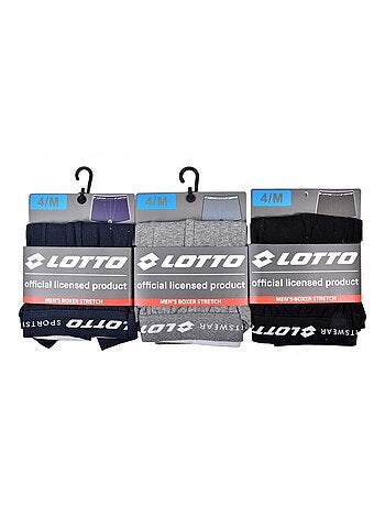 Boxer homme LOTTO - Pack de 3