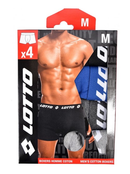 Boxer homme LOTTO - Pack de 4 - Kiabi