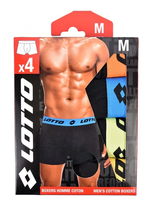 Boxer homme LOTTO - Pack de 4 - Kiabi