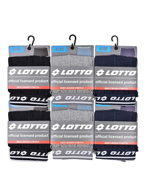 Boxer homme LOTTO - Pack de 6 - Kiabi