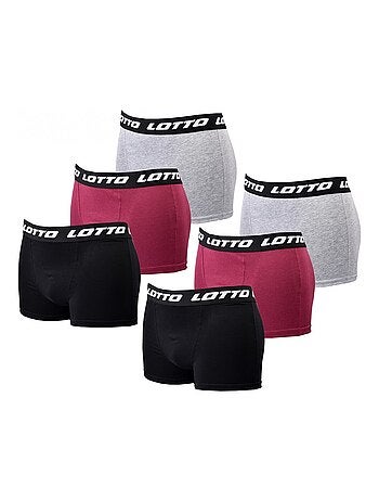 Boxer homme LOTTO - Pack de 6