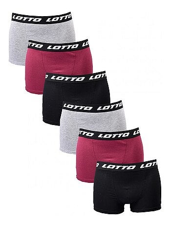 Boxer homme LOTTO - Pack de 6