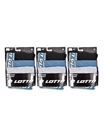 Boxer homme LOTTO - Pack de 9