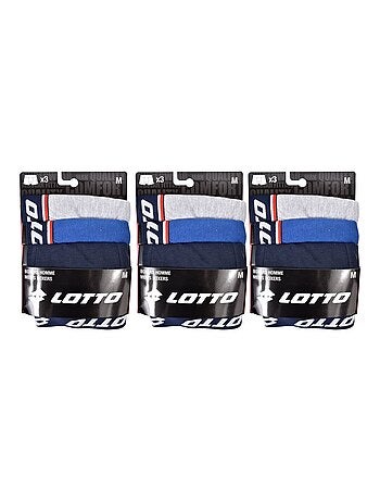 Boxer homme LOTTO - Pack de 9