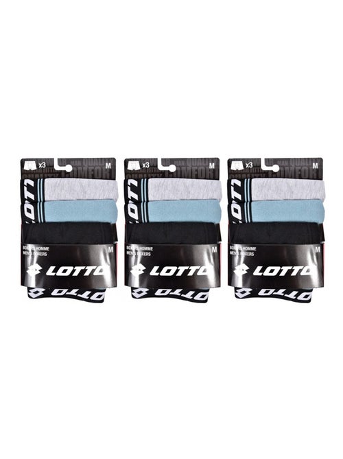 Boxer homme LOTTO - Pack de 9 - Kiabi Boxer homme LOTTO - Pack de 9 - Kiabi