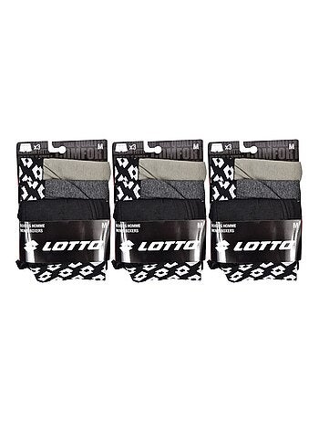 Boxer homme LOTTO - Pack de 9
