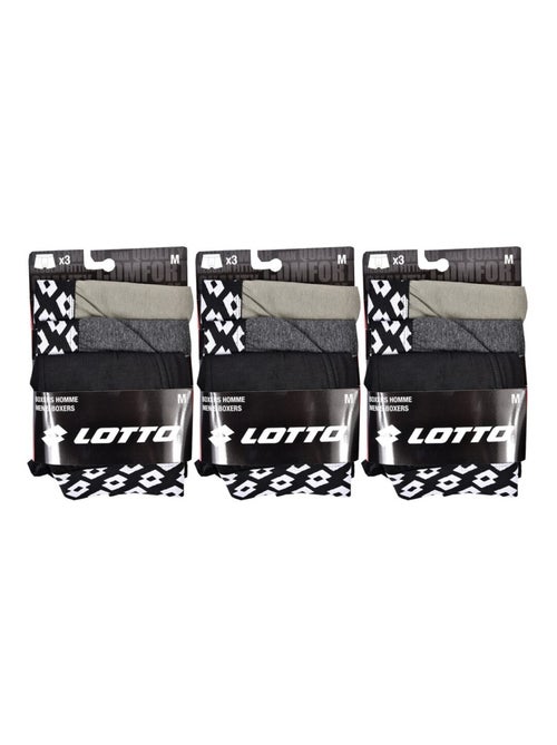 Boxer homme LOTTO - Pack de 9 - Kiabi