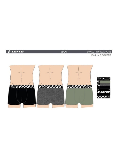 Boxer homme LOTTO - Pack de 9 - Kiabi