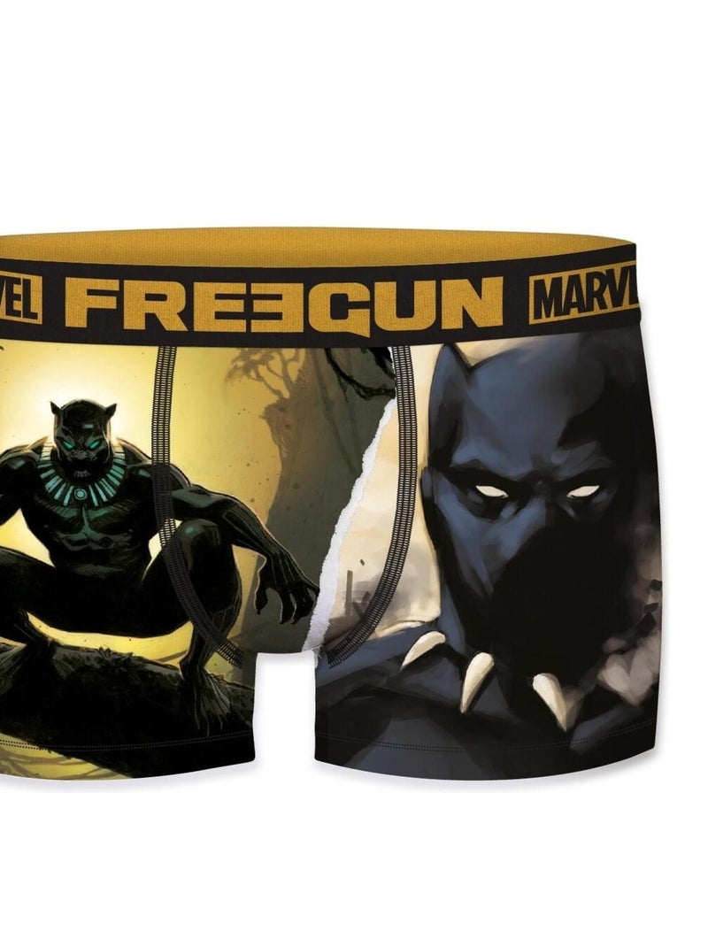 Boxer homme Marvel Black Panther Freegun Noir - Kiabi