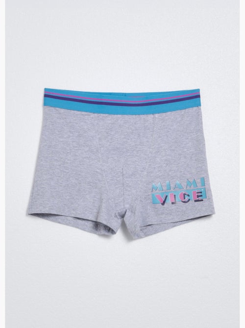 Boxer homme, Miami Vice - 2 Flics à Miami - AFIBEL - Kiabi Boxer homme, Miami Vice - 2 Flics à Miami - AFIBEL - Kiabi