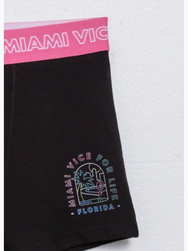 Boxer homme, Miami Vice - 2 Flics à Miami - AFIBEL Noir - Kiabi