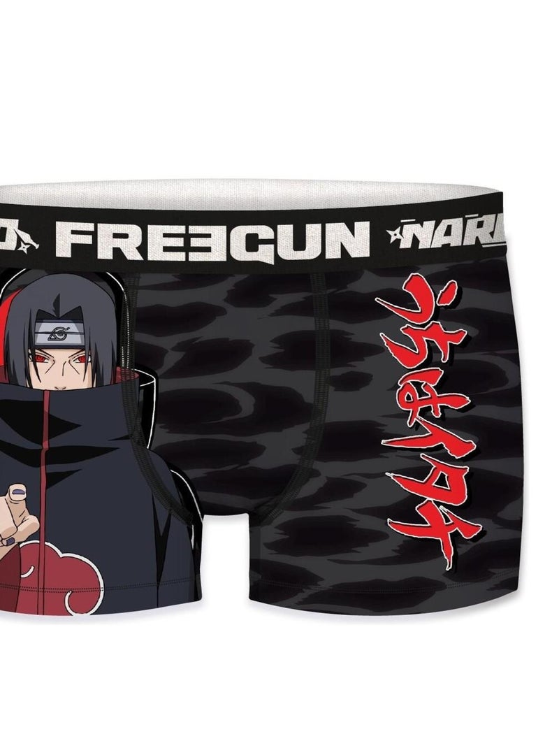 Boxer homme Naruto Shippuden Itachi Uchiwa Freegun Noir - Kiabi