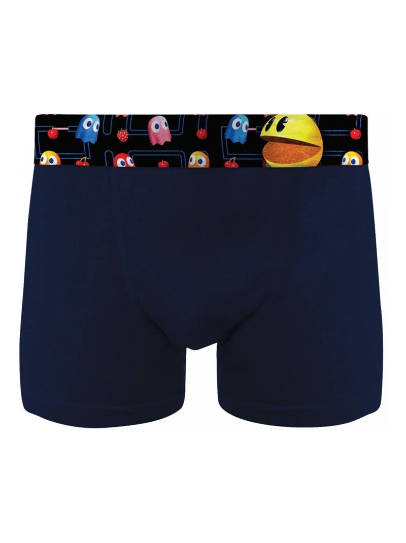 Boxer Homme PACMAN Bleu marine - Kiabi