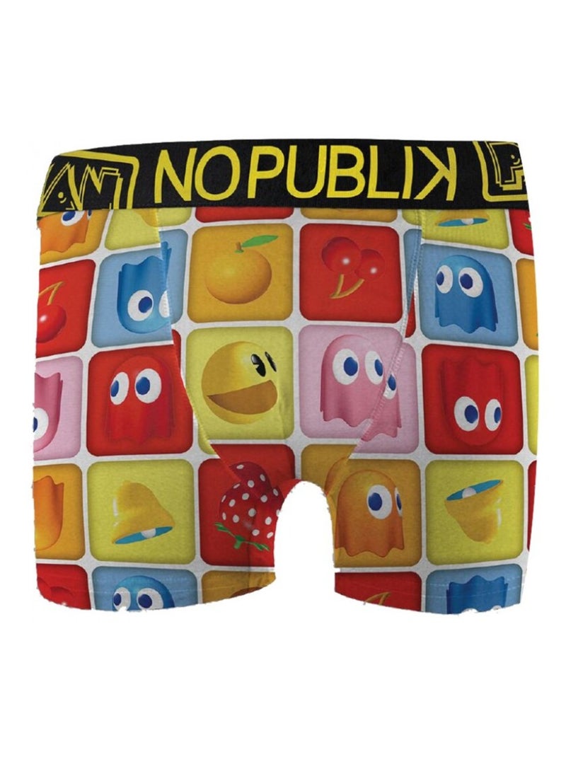 Boxer Homme PACMAN Jaune - Kiabi